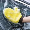 Microfiber Car Washing Glove Double-Faced Thickened Coral Fleece Cleaning Brush Gloves Car Detailing Cleaner Care Tool