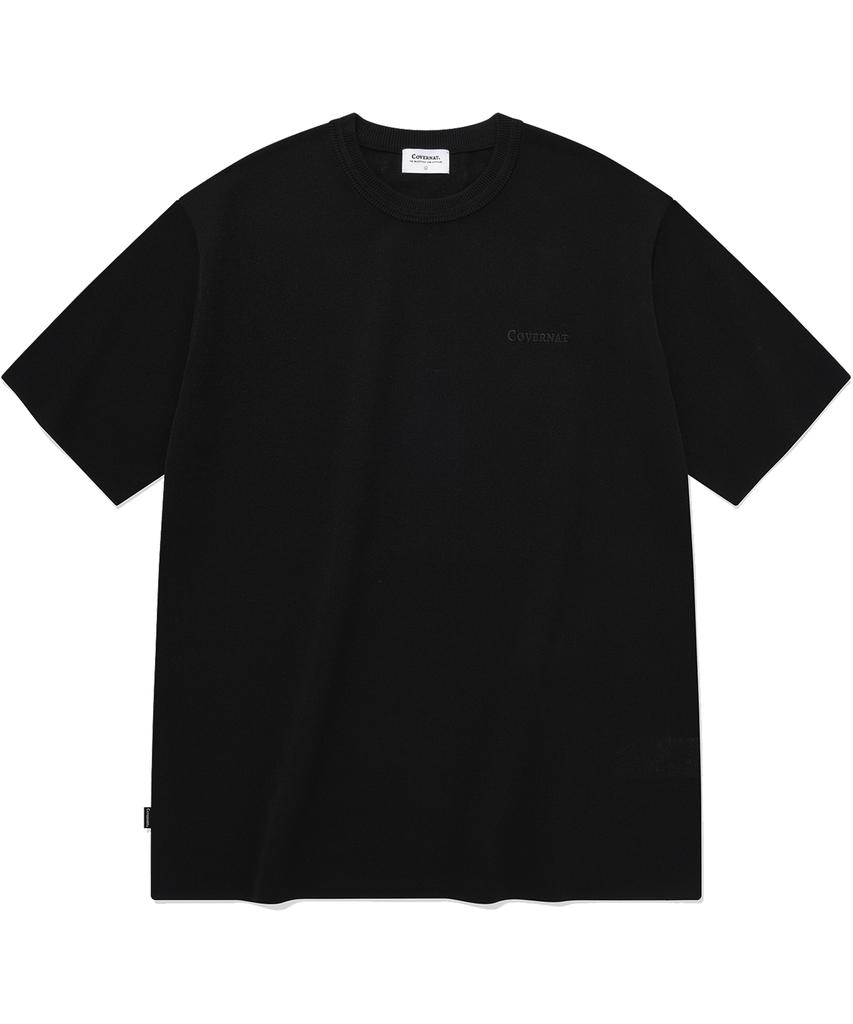 COVERNAT Basic Round Half Knit Black