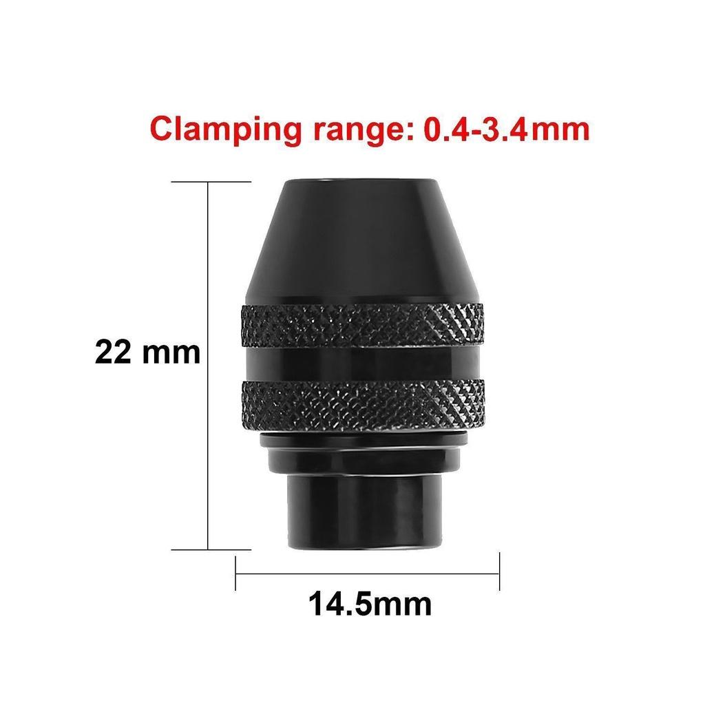 Universal Dremel 4486 Multipro Keyless Chuck Replacement Tool Black With Durable Metal