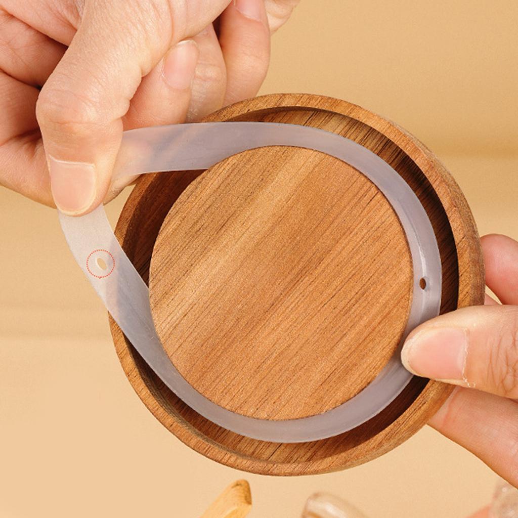 Practical Glass Storage Jar Durable Container with Clear Designs Perfect for Home Bakers and Organizing Enthusiasts