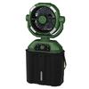 Draagbare Nevelventilator met LED-licht en Afstandsbediening, 20000mAh Oplaadbare Kampeer Ventilator voor Buiten