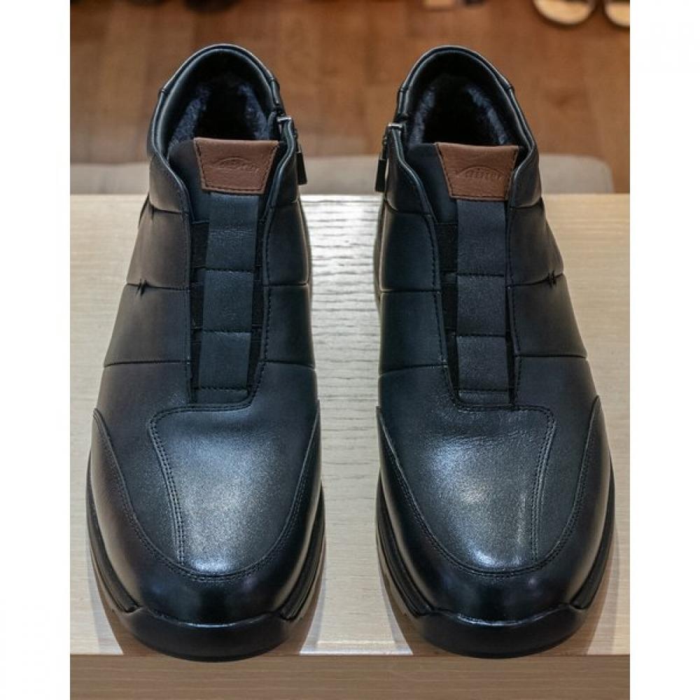 Vainer Men S Black Fur bootS 1g27