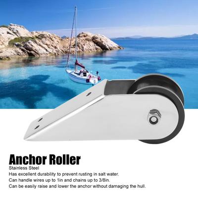 Roller Thickened 316 Stainless Steel Lifting Tool Accessory for Boat Ship Marine Bow Roller Stainless Steel  Roller