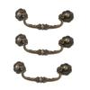 Quick Install Bronze Furniture Handles 86mm Hole Center Ergonomic Hold Designs Pull Set for Bedroom Living Room Study