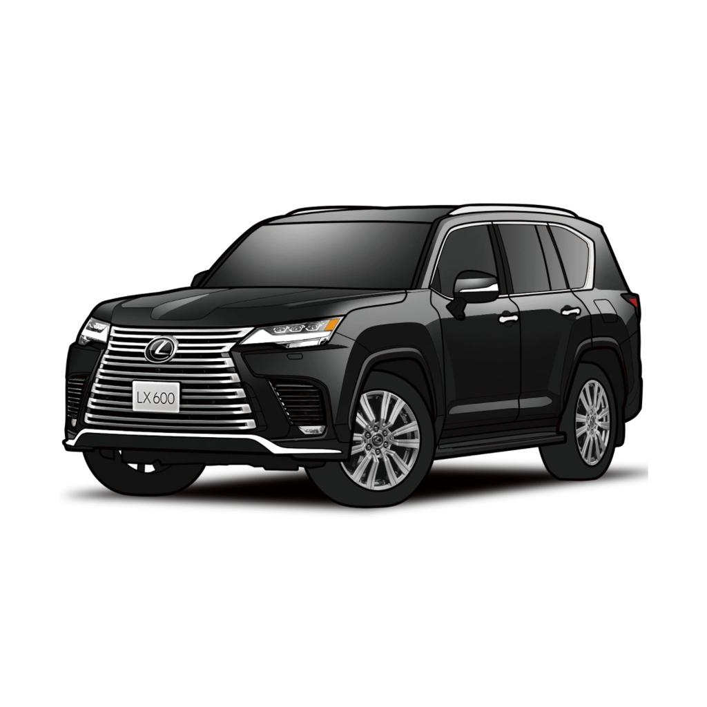 1/64 Lexus LX600 Miniaturmodell JKM Premium SUV Spielzeugauto Fahrzeug Freilaufräder Druckguss Zinklegierung Metall Sammlung Geschenk