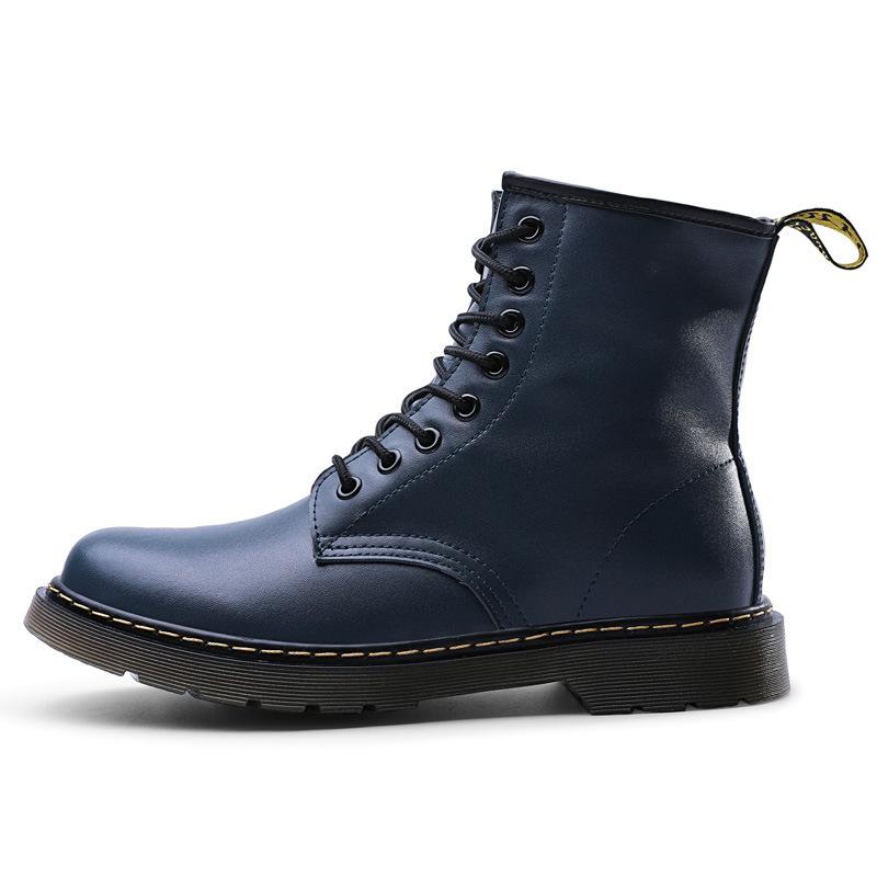 1 Martin Boots Classic Soft Leather British Style Short Boots NAPPA Leather Boots Round Head