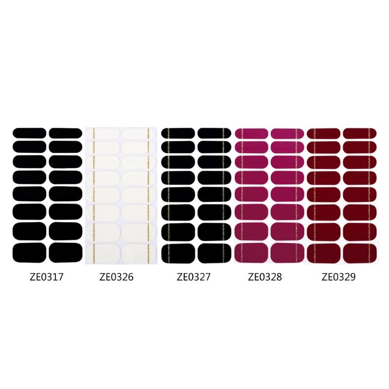 Nail Polish Sticker Nail Strips Nail Polish Art Stickers Wraps Sticker Nails for Women Girls Decorations Birthday Party
