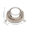 Korean Style Banquet Chain Bag Silver Funny Party Bag Retro Acrylic Box Shoulder Bag  Girls