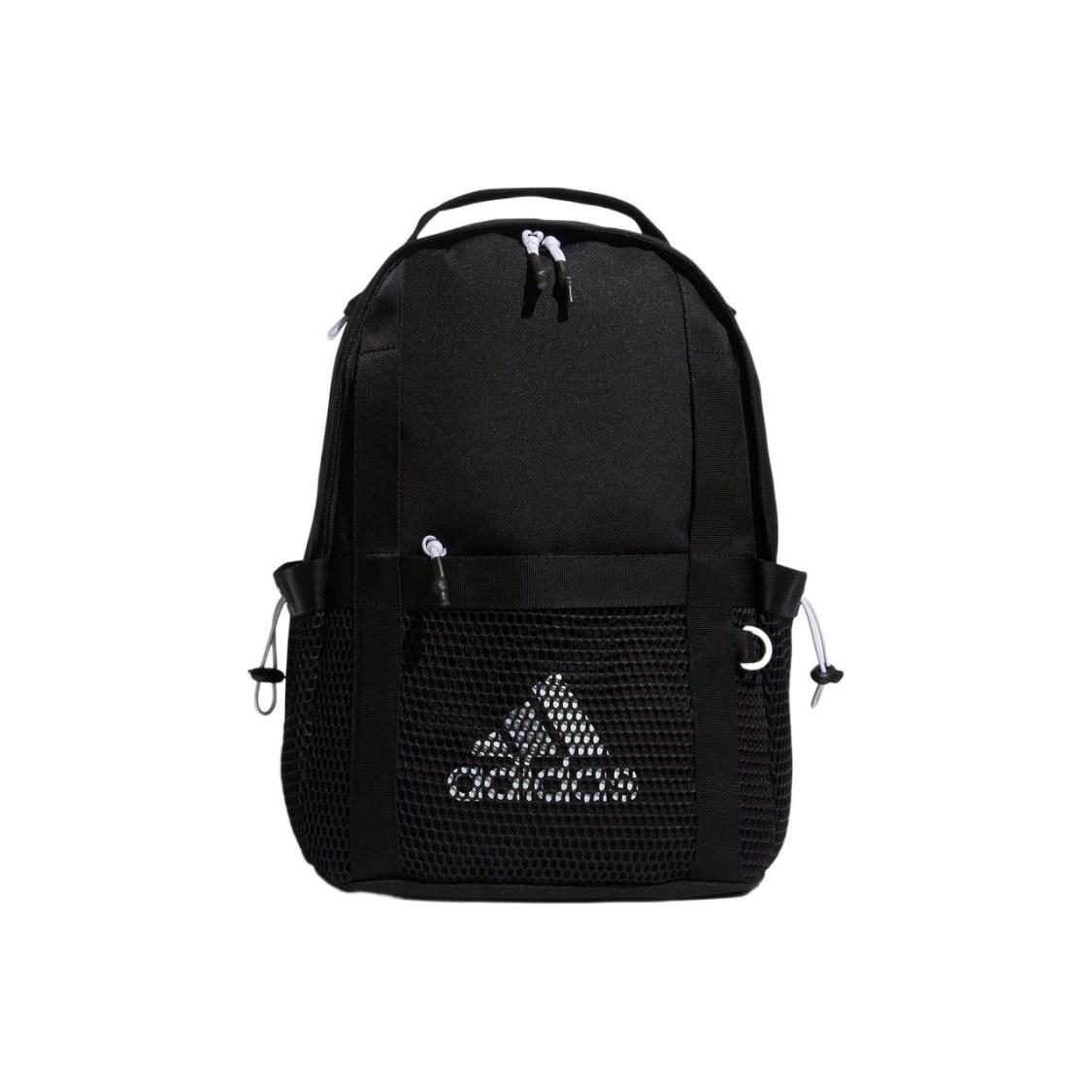 Adidas Polyester Backpack Regular Unisex Black Black