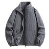 Men's Summer Light And Solid Color Outdoor Loose Large-sized Sun-protective Clothing, Waterproof Windbreaker Jacket