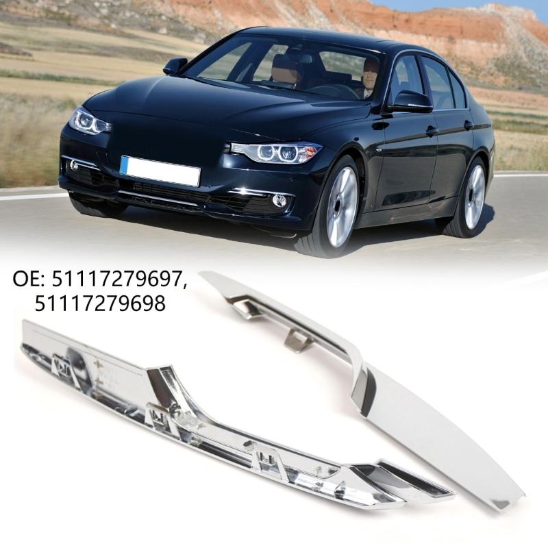 Polished Chrome Lens Protector Luxury Lines Headlight Cover with Chrome Finish Vehicle Accessories for Car 3 Models