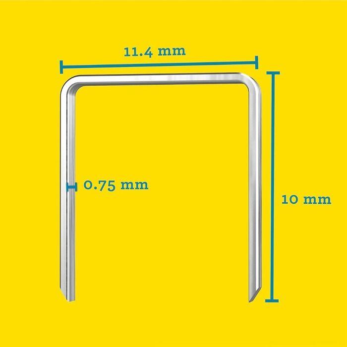 Agrafes - Rapid - N° 53 - Acier Haute Performance - 10 Mm - Usage Manuel