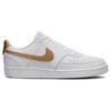 Nike Women's Court Vision Low Next Nature 'White Metallic Gold' Sneakers DH3158-105
