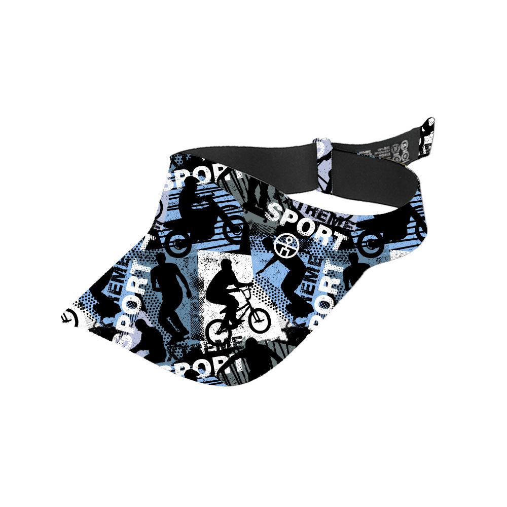 Unisex Printed Empty Top Sun Visor,Fashion Breathable UV Protection Hat,Lightweight Adjustable for Outdoor Sports,Hiking,Beach