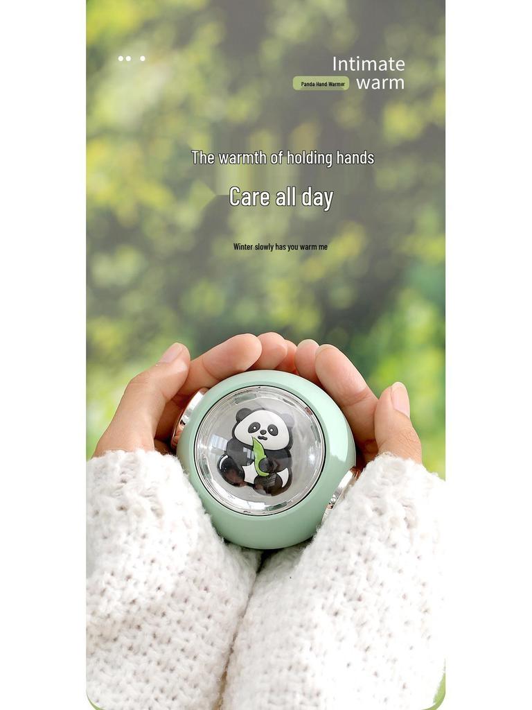 Cartoon Mini Hand Warmer: Cute, Portable, Rechargeable Electric Warmer for Babies and Pets.