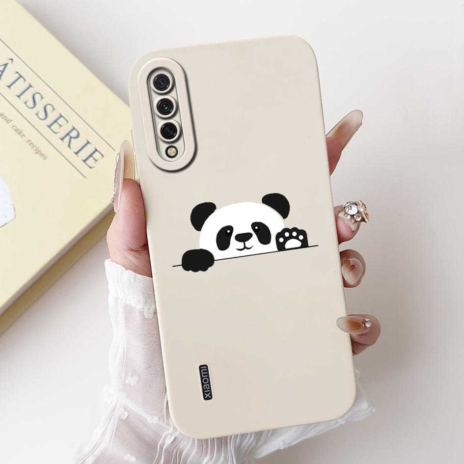 For Xiaomi Mi A3 Case MiA3 Shockproof Cover Cute Cartoon Panda Rabbit Soft Silicone Matte TPU Phone Case For Xiaomi Mi CC9e Capa