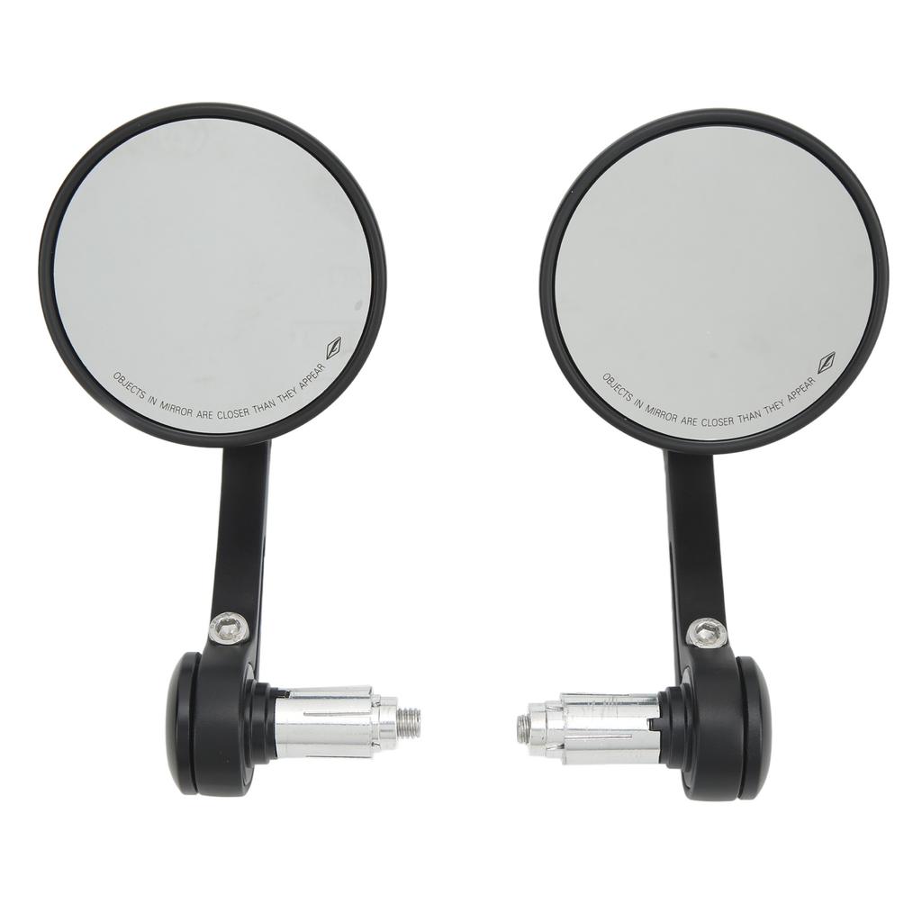 2 Stück 22mm0.87in Motorrad Rückspiegel Seitenspiegel 360 Grad Drehbar Lenkerspiegel Universal für