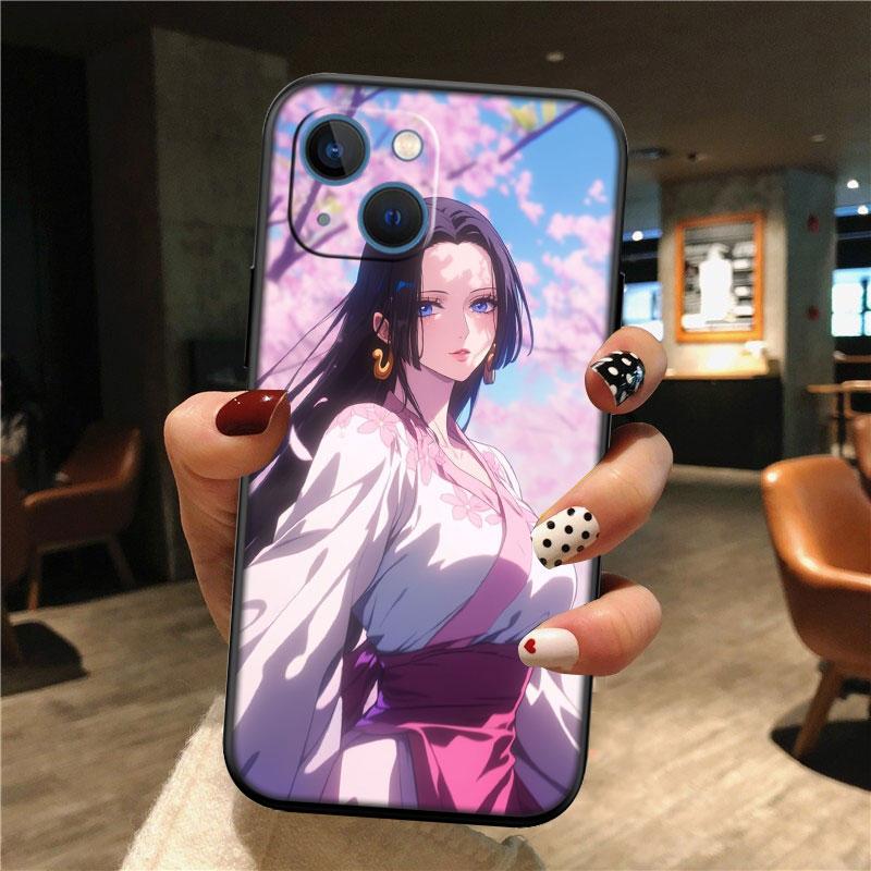 TR23 One Piece Boa Hancock Shell Phone Case for Samsung Galaxy S20 S21 S22 Ultra FE Plus A21S A22 A24 A25 A26 A30 A30S A31