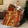 Künstler K-Klimt Flanell-Kuscheldecke, Weich Warm, Strapazierfähig & Waschbar süß Cool
