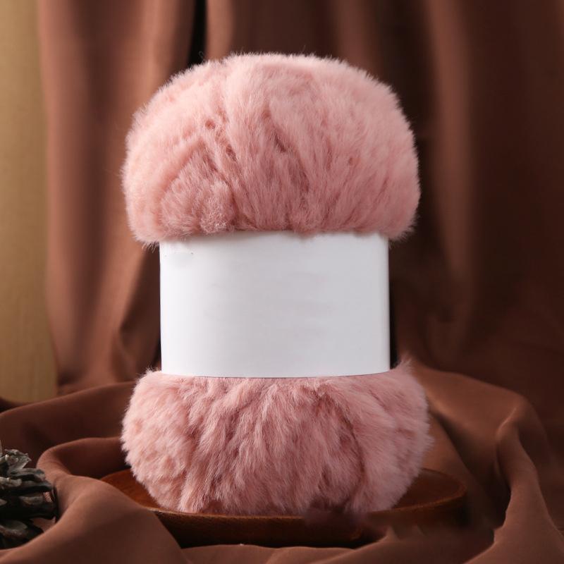 Wool Circle Solid Color Yarn Hand Woven Diy Scarf Hat Sweater Medium Thick Merino Wool Thread Soft And Comfortable Fluffy