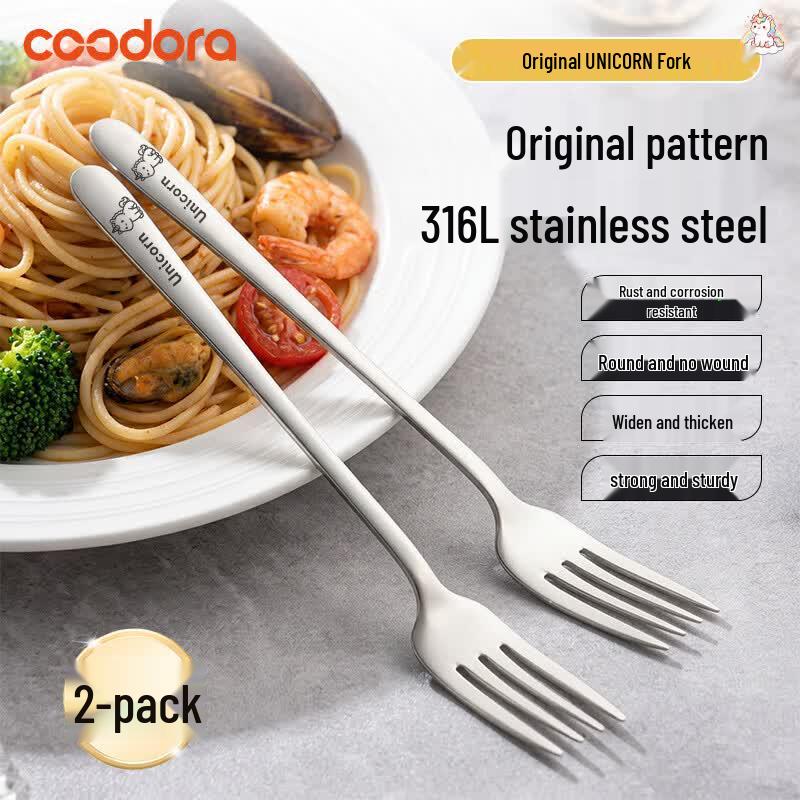 COODORA 316L Stainless Steel Fork Set