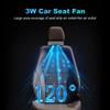 Car Seat Cooling Fan 3-Speed Strong Wind Cooler USB Powered Car Headrest Cooling Air Fan Car Interior Strong Wind Cooler
