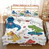 Dinosaur Three-Piece Bedding Duvet Cover Quilt Cover