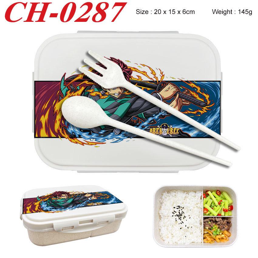 Lunch Box DANDADAN Stampata in Paglia di Grano - Cartone Animato Anime