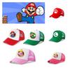 Super Mario Brothers Cartoon Sun Protection Breathable Hat For Children, Perfect For All Seasons