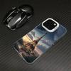 Eiffel Tower Phone Case For iPhone 16,15,14,13,12,11,Mini,Pro,MAX White Matte Shockproof Cover