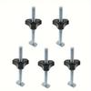 5Pcs/8Pcs T Track Bolts Knob Kit Track Sliding Nut T-Slider T Slot T Bolt for Woodworking Jigs Fixtures Tools Kit Accessories DIY