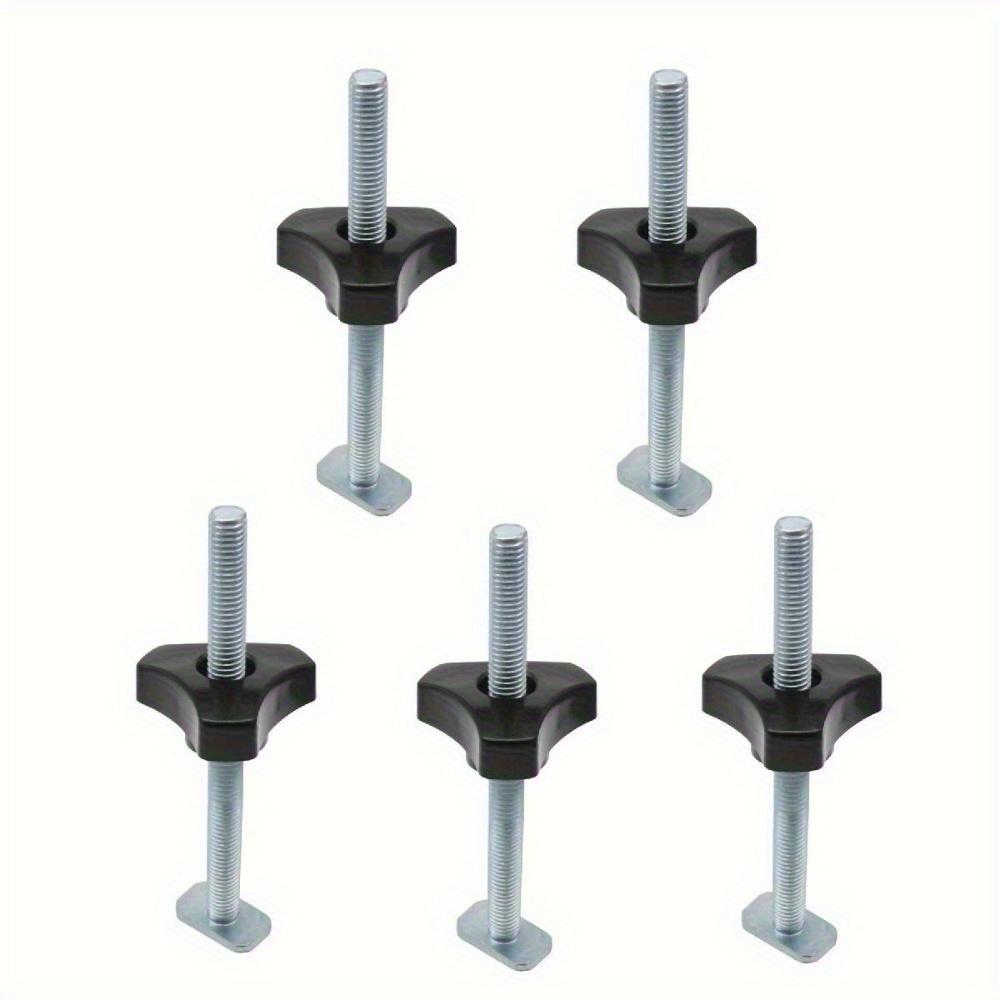 5Pcs/8Pcs T Track Bolts Knob Kit Track Sliding Nut T-Slider T Slot T Bolt for Woodworking Jigs Fixtures Tools Kit Accessories DIY