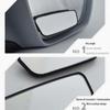 Mirror Car Reversing Auxiliary Mirror Blind Spot Mirror Wide Angle Mirror Rectangular Curved Mirror