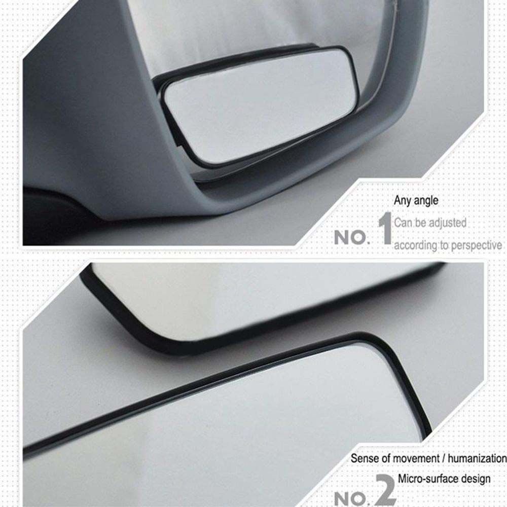 Mirror Car Reversing Auxiliary Mirror Blind Spot Mirror Wide Angle Mirror Rectangular Curved Mirror