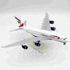 Die-cast Resin Airplane Model A380 British Airways 30CM 1/240 Scale 380 Model Plane with Stand Aviation Enthusiasts Gifts