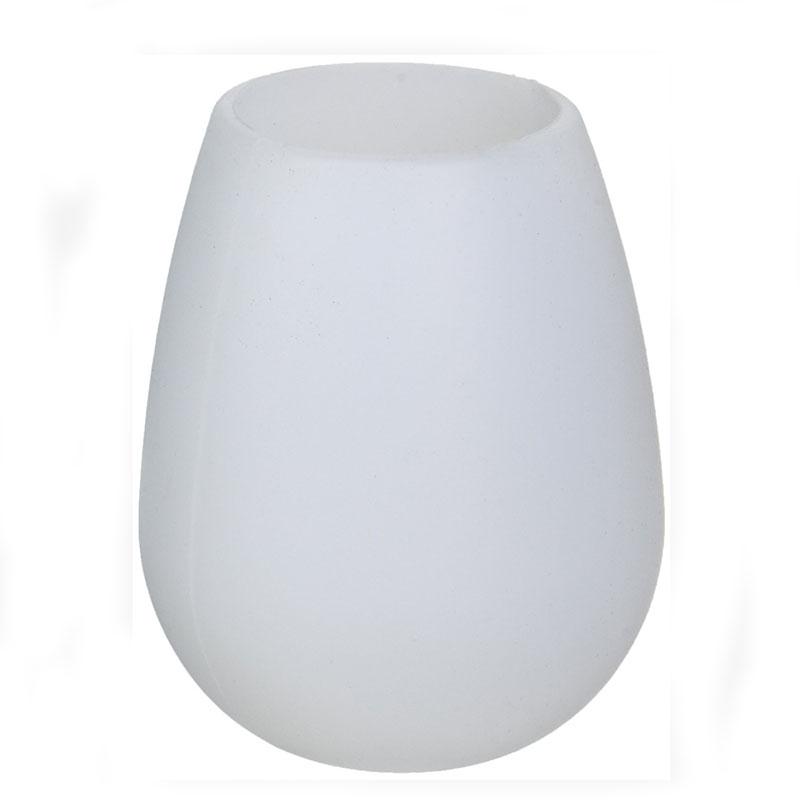 

400 мл Силиконовый Бокал Для Вина Складной Портативный Печать Уличный Бокал Для Вина Путешествия Пикник Бассейн Лодка Кемпинг Напитки 400ml чистый