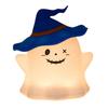 Night Light Ghost Face Design LED Energy-Saving Ambient Light Portable Compact Soft Light Source Pat Light Halloween Party Decor