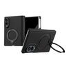 Magnetic Ring Foldable Integrated Film Phone Case For Samsung Galaxy Z Fold4, Hinge Protection 360° Kickstand Wireless Charging Cover