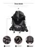 Stylish Nylon Mesh Double Zipper Backpack - Large Capacity for Outdoor Mountaineering