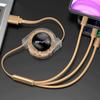 3 In 1 Fast Charger USB Data Cable Car Interior Accessory For BYD Atto 3 Yuan Plus Han Tang EV F3 E6 Dmi Song F0 Qin Pro G3 I3 E