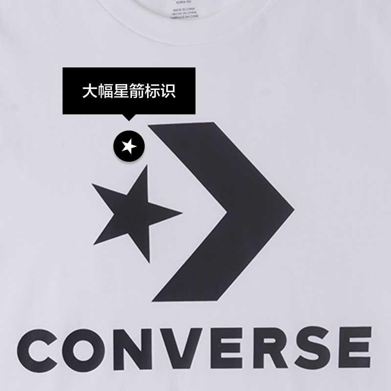 Converse Go-To Star Chevron Standard Fit T-Shirt Asia Sizing 'White' Unisex 10025458-A03