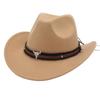 Tibetan Felt Ceremonial Cowboy Hat - Ethnic Plateau Style Outdoor Hat