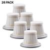 2/6pack Filters For Cordless Car Vacuum Cleaner Reusable Washable Filter Housecleaning Tools Replacement Parts
