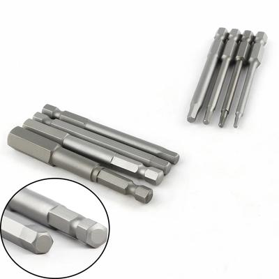 Set di punte per cacciavite con testa magnetica da 75 mm, attacco esagonale da 1/4", kit H2-H10 per utensili elettrici