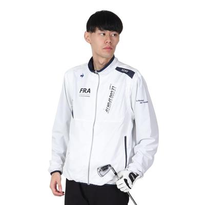 Coq Sportif Blézer Klasszikus Levehető ujjakkal Szélálló Heat Navi Golf LG4FWB00M WH00 M [Le Golf] [Stretch Forcer] 2-utas Vízlepergető Férfi (fehér)