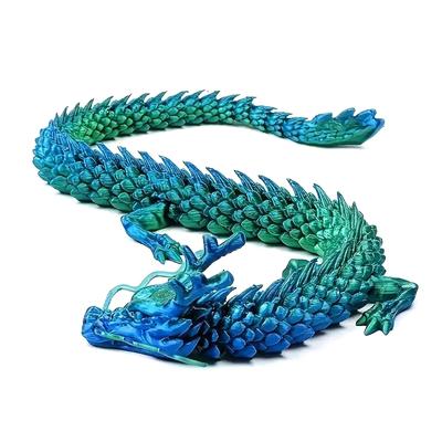3D tištěné čínské drak celotělové klouby pohyblivé bytové dekorace ornament stojí za sběr kreativních hraček