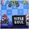 Backpack Mario Kart Kids Mario Luigi Goods Large Capacity B5 Storage Blue F [Title Role]
