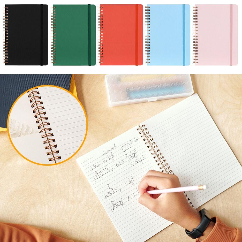 Thicken Diary Book Strap Design Memo Pad Multi-purpose Coil Notebook Students Stationery