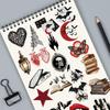 50Pcs Gothic Horror Decal Vampire Death Scary Skull Vinyl Waterproof for Laptop Phone Case Notebook Bottle DIY Stickers