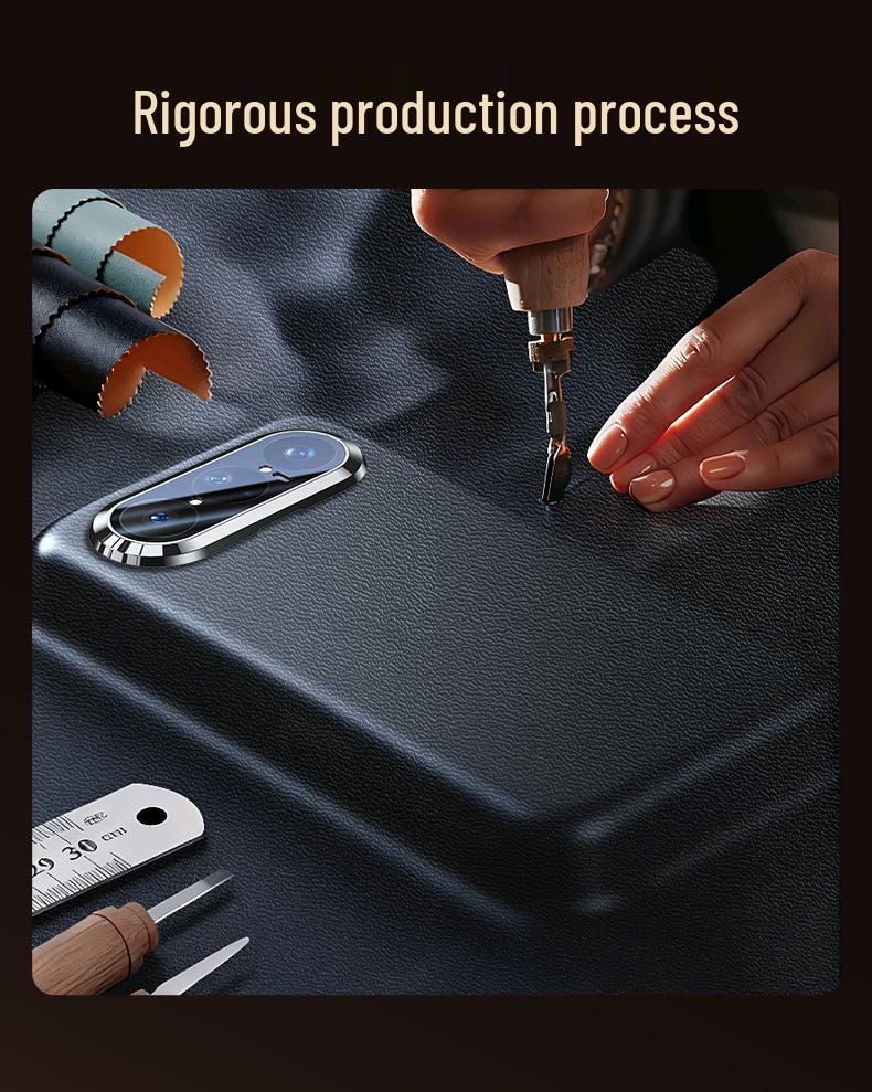 Funda Plegable para Teléfono Huawei Pura X Max de Cuero Genuino con Soporte Giratorio, Protección Magnética a Prueba de Caídas de Cobertura Total